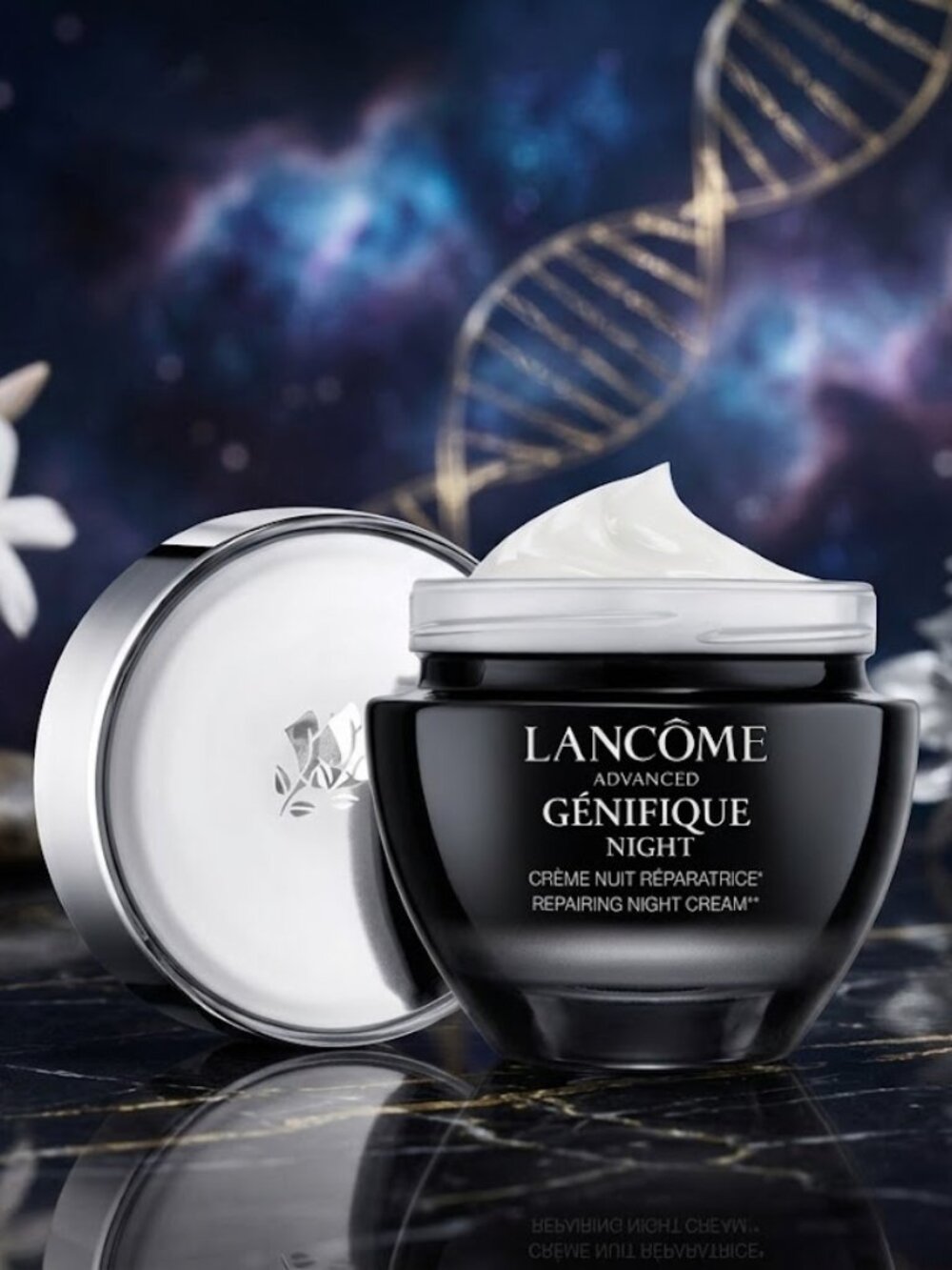 Lancome Advanced Genifique Repairing Night Cream - 1.7 oz / 50mL - Picture 2 of 3